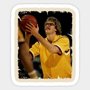 Kurt Rambis - Vintage Design Of Basketball Sticker